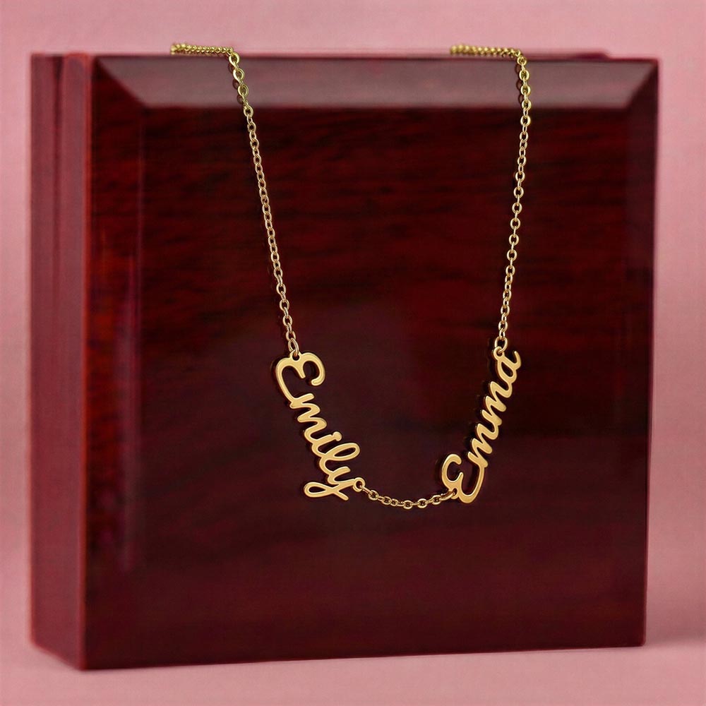 Custom Multiple Name Necklace For Mom
