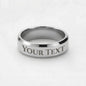 Personalized Gift For Son Birthday, Graduation and Christmas - Engraved Men's Ring
