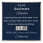 Personalized Gift For Soulmate Husband First Date Birthday, Graduation and Christmas - Engraved Men's Ring