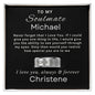 Personalized Gift For Soulmate Husband Never Forget  Birthday, Graduation and Christmas - Engraved Men's Ring