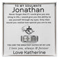 Personalized Gift For Soulmate Husband Fisherman Birthday, Graduation and Christmas - Engraved Men's Ring Fishing Gift