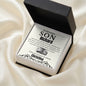 Personalized Gift For Son Aim for the Skies Birthday, Graduation and Christmas - Engraved Men's Ring