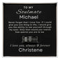 Personalized Gift For Soulmate Husband Never Forget  Birthday, Graduation and Christmas - Engraved Men's Ring