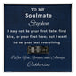 Personalized Gift For Soulmate Husband First Date Birthday, Graduation and Christmas - Engraved Men's Ring