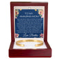 Amazing Mom Gift from Daughter -  Custom Engraved Cuff Bracelet