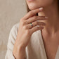 Amazing Mom  Gift From Daughter - Stackable Birthstone Ring