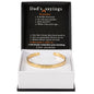 Custom Engraved Cuff Bracelet Gift for Dad - Funny Sayings Gift
