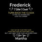 Custom Engraved Cuff Bracelet Gift for Husband - Turn Back The Clock Gift