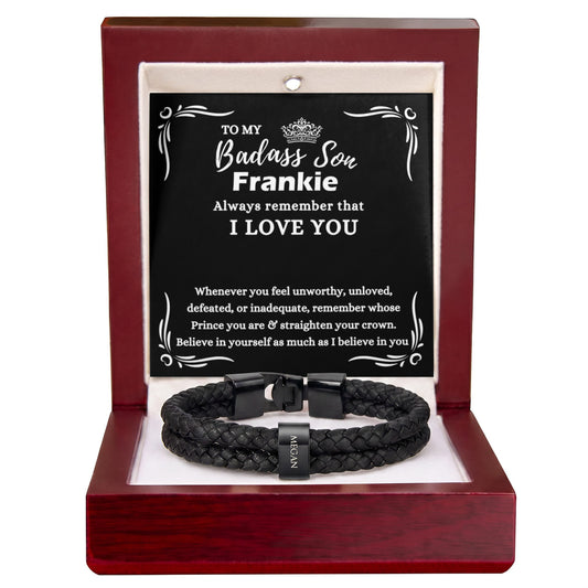 Badass Son Bracelet Gift For Son
