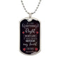 Valentine Day Dog Tag Necklace