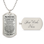 My Son Braver - Dog Tag Necklace