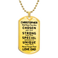CHOSEN DOG TAG DAD