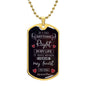 Valentine Day Dog Tag Necklace
