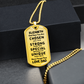 daughter dog tag chosen