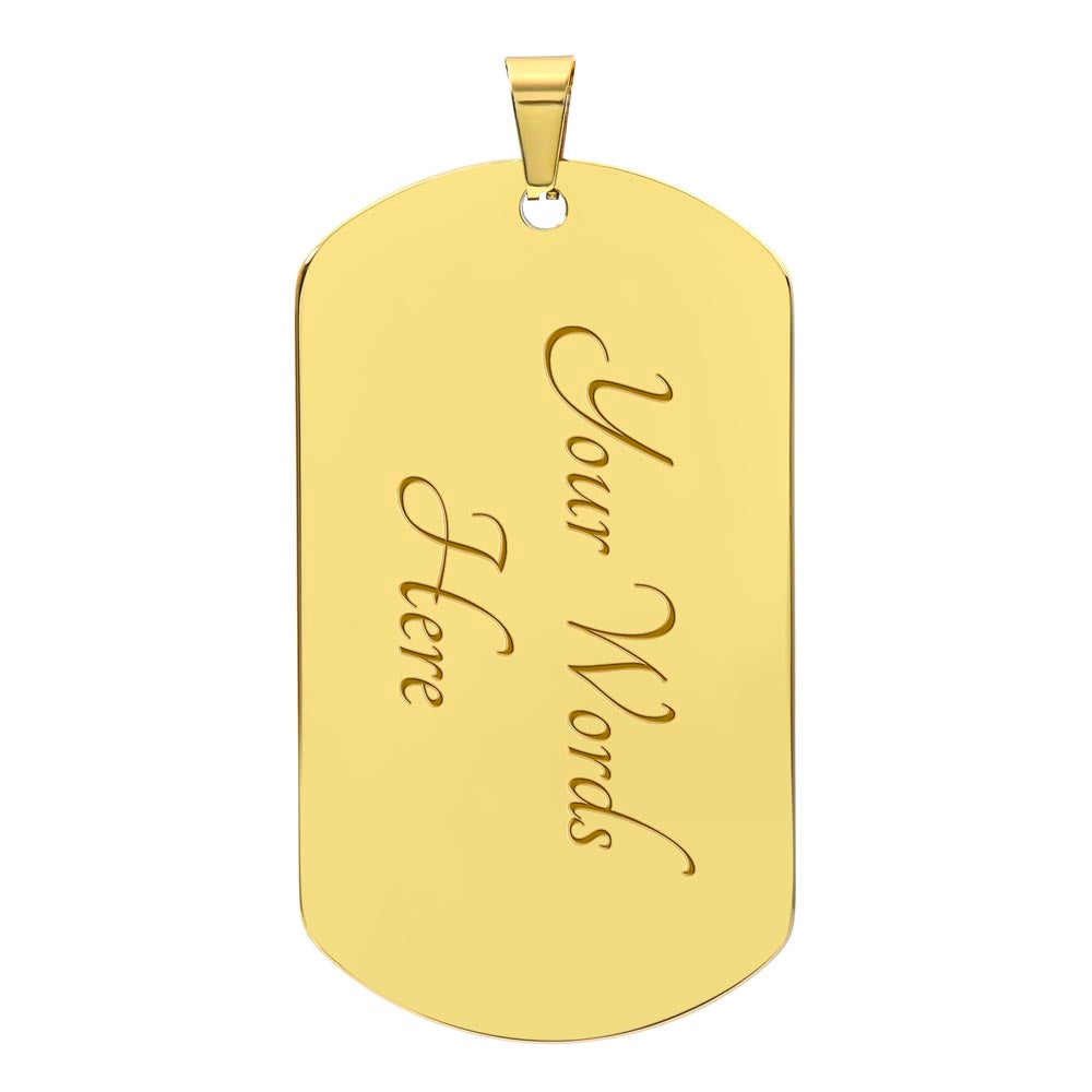 daughter dog tag chosen