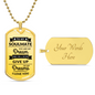 To My Soulmate - You Are My Dream - Dog Tag Necklace