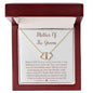 [Almost Sold Out] When I Fell In Love With Your Son - Mother Of The Groom - 10k Solid Yellow Gold Hearts Necklace