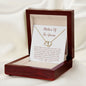 [Almost Sold Out] When I Fell In Love With Your Son - Mother Of The Groom - 10k Solid Yellow Gold Hearts Necklace