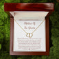[Almost Sold Out] When I Fell In Love With Your Son - Mother Of The Groom - 10k Solid Yellow Gold Hearts Necklace