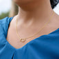 [Almost Sold Out] Eid Mubarak Gift - Double Hearts Necklace