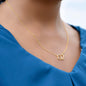[Almost Sold Out] Eid Mubarak Gift - Double Hearts Necklace