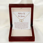 [Almost Sold Out] When I Fell In Love With Your Son - Mother Of The Groom - 10k Solid Yellow Gold Hearts Necklace