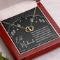[Almost Sold Out] Eid Mubarak Gift - Double Hearts Necklace
