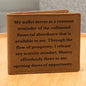 [Almost Sold Out] Open Doors Of Opportunity - Leather Wallet