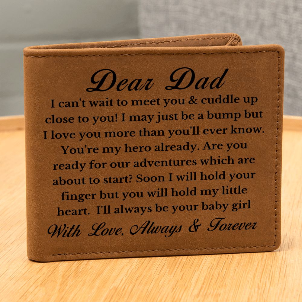 [Almost Sold Out] Personalized Dad Leather Wallet