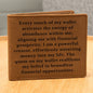 [Almost Sold Out] Financial Prosperity - Leather Wallet