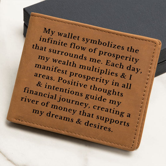 [Almost Sold Out] Wealth Multiplies - Leather Wallet