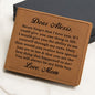 [Almost Sold Out] Personalized Daughter Leather Wallet
