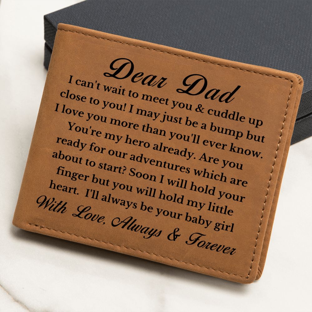 [Almost Sold Out] Personalized Dad Leather Wallet