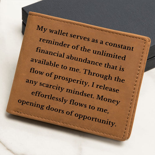 [Almost Sold Out] Open Doors Of Opportunity - Leather Wallet
