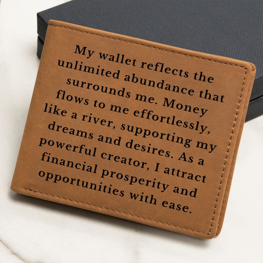 [Almost Sold Out] Unlimited Abundance - Leather Wallet