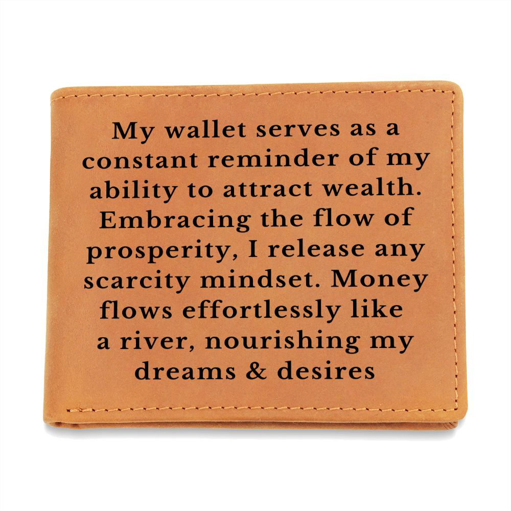 [Almost Sold Out] Money Flows - Leather Wallet