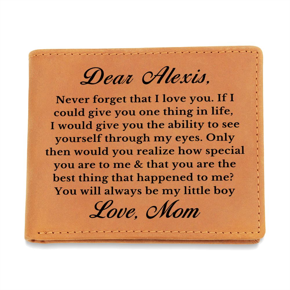 [Almost Sold Out] Personalized Leather Wallet Gift for Her