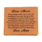 [Almost Sold Out] Personalized Daughter Leather Wallet