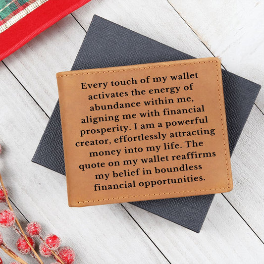 [Almost Sold Out] Financial Prosperity - Leather Wallet