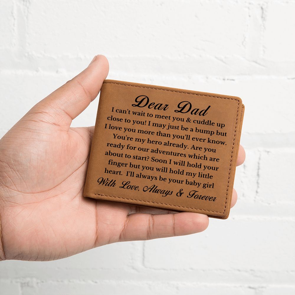 [Almost Sold Out] Personalized Dad Leather Wallet