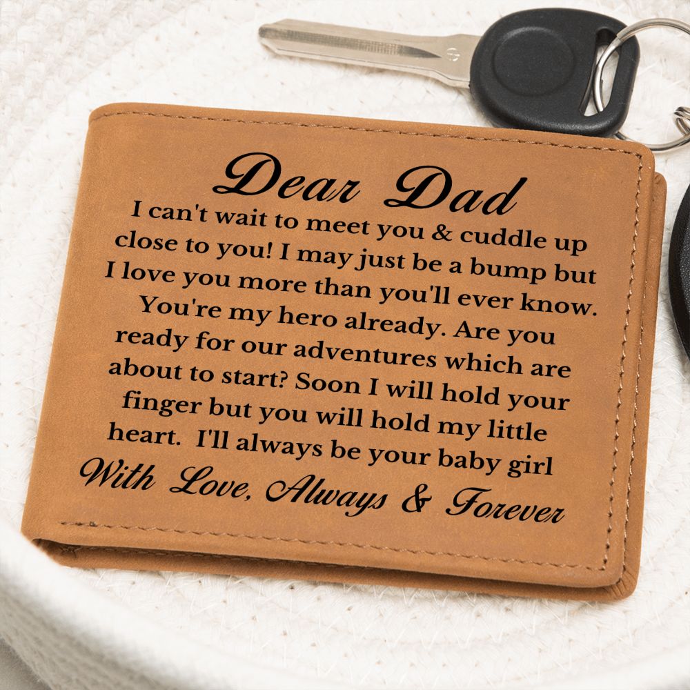 [Almost Sold Out] Personalized Dad Leather Wallet