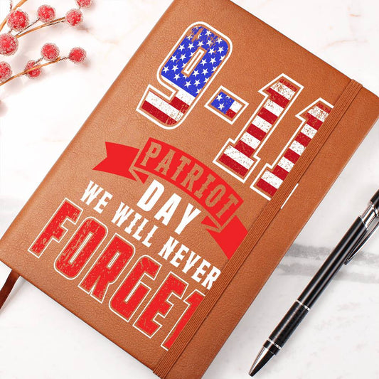 Almost Sold Out - 9/11 Patriot Day - Leather Journal