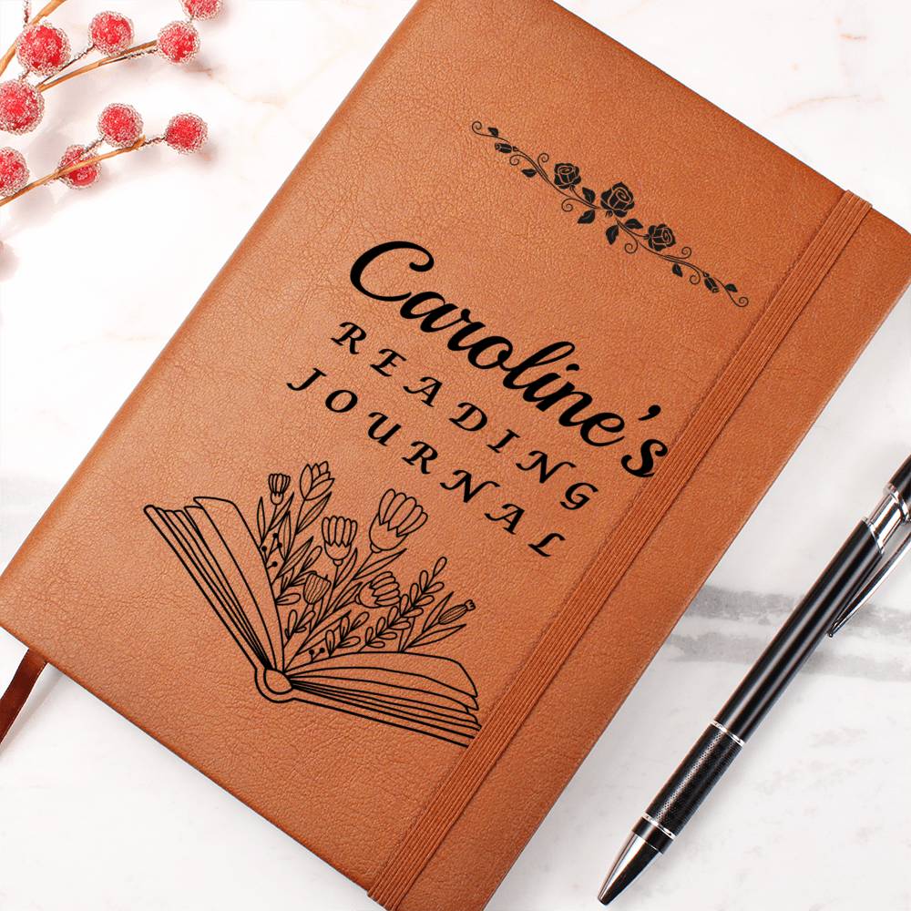 Almost Sold Out - Personalized Reading Graphic Leather Journal