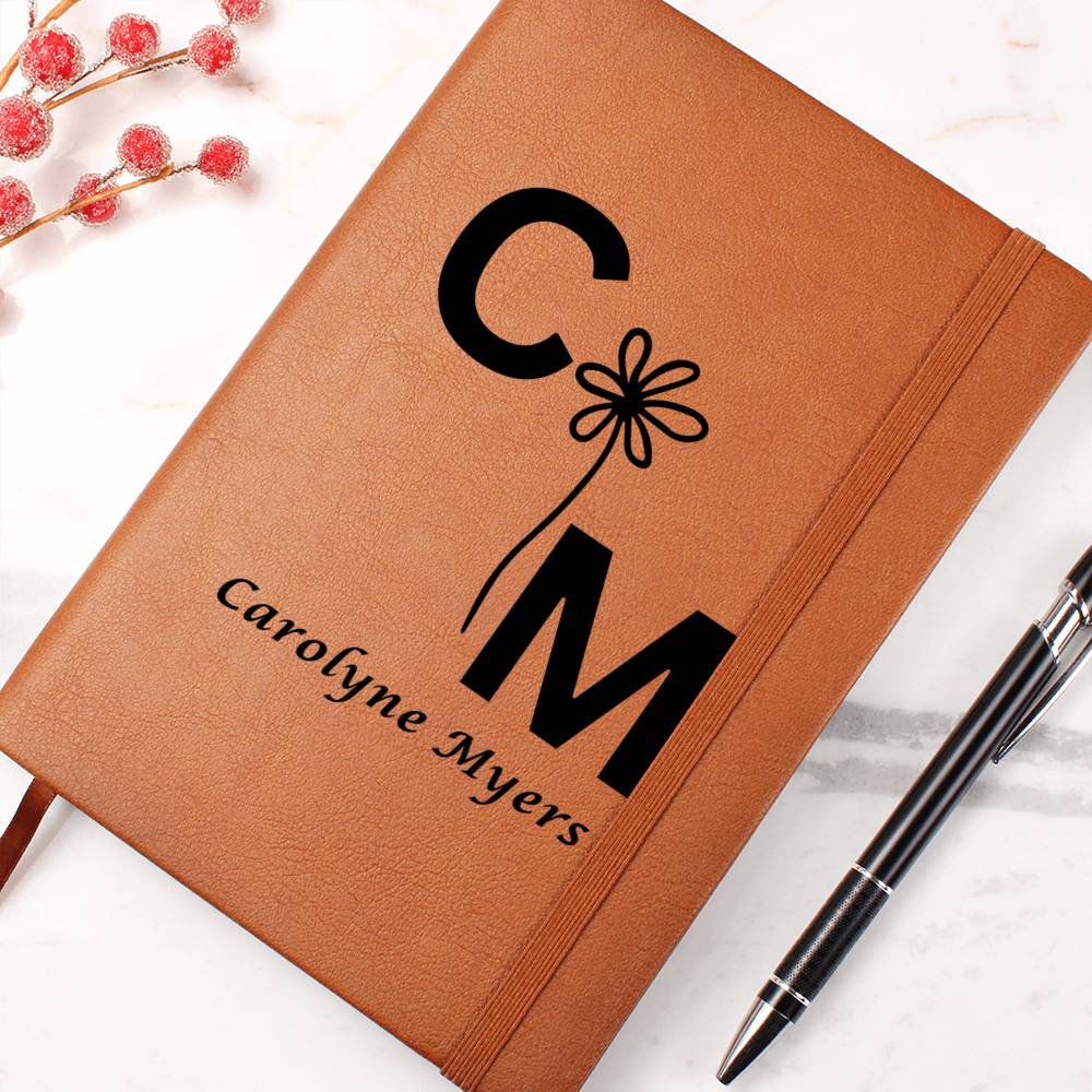 Almost Sold Out - Personalized Graphic Leather Journal