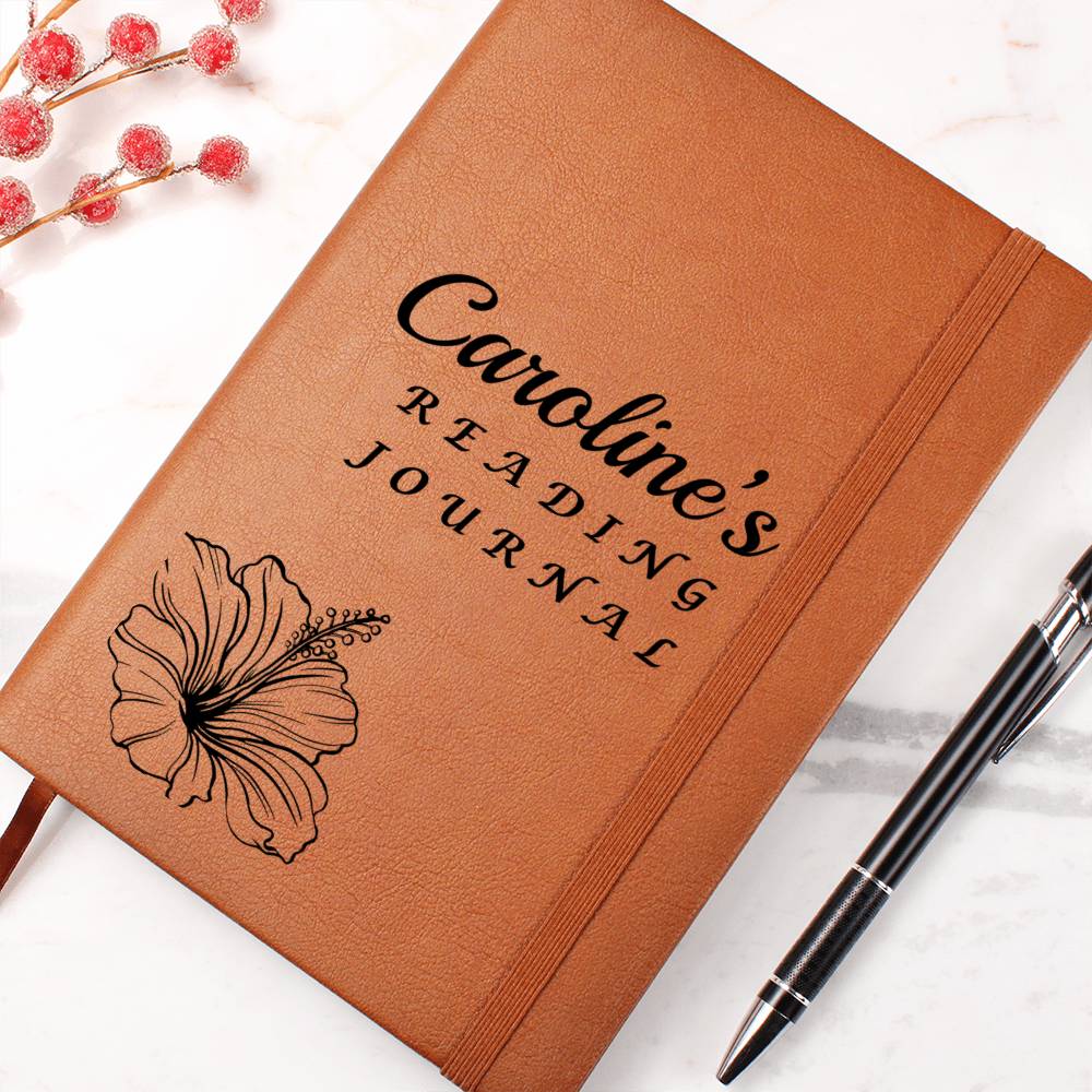 Almost Sold Out - Personalized Reading Graphic Leather Journal