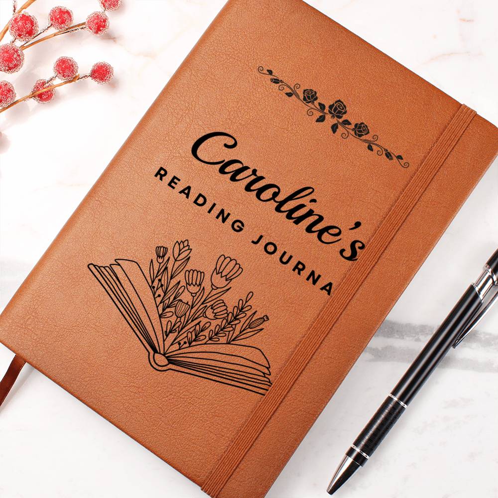 Almost Sold Out - Personalized Reading Graphic Leather Journal