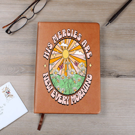 Almost Sold Out - His Mercies Leather Journal