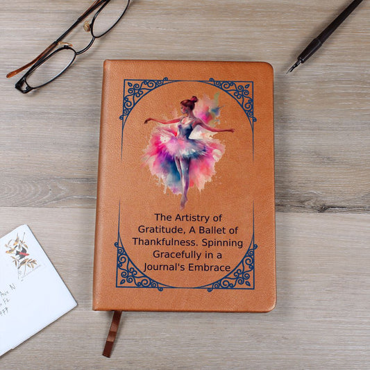 Almost Sold Out - Ballerina Gratitude Leather Journal