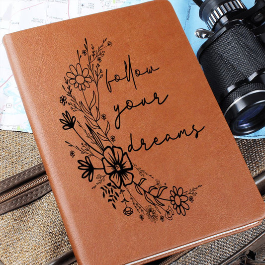 Almost Sold Out - Follow Your Dreams Leather Journal