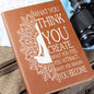 Almost Sold Out - What You Think You Create Leather Journal